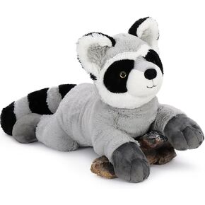 Tezituor 27 Inch Giant Raccoon Plush Toy, Big Soft Raccoon Stuffed Animal Gifts for Kids, Girls, Boys