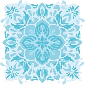 Sizzix Layered Resulable Crafts 4pk Mosaic Flowers by Jessica Scott | 664919 | الفصل 4 2022 الإستنسل ، مقاس واحد ، mulitcolour