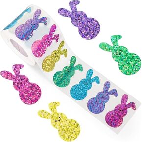 ملصقات Dzrige Easter Bunny ملصقات ملصقات Bunny ملصقات أرنب ملصقات مقاومة للماء.