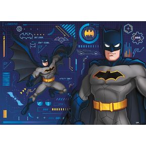 RAVENSBURGER BATMAN B 60 قطعة للأرضيات العملاقة للأطفال - كل قطعة فريدة من نوعها ، وقطع مناسبة معًا تمامًا