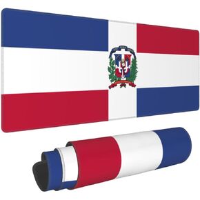 Bald Eagle and American Soldier Gaming Mouse Pad, Large Non-Slip Rubber Base Mousepad XL 31.5x11.8in, Keyboard Mouse Mat, Desk Pad with Stitched Edges for Gamer Home&Office in Kuwait