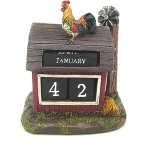 Flip Wooden Perpetual Calendar Metal Desk Calendar 2025 For Daily Office Home Decor Monthly Weekly Year Planner Standing Kitchen Desk Decor Calendar White color