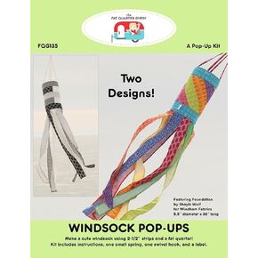 Windsock منبثقة طقم نمط الخياطة بواسطة Fat Quarter Gypsy