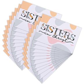 أخوات ديكسونز في المسيح ، الأخوات عن ظهر قلب ، متعدد الألوان 3 × 2 بوصة ورق itty bitty pocketcard ، حزمة 24