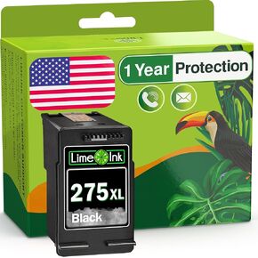 Limeink Remanufactured Ink Cartridge Replacement for Canon 275 Ink Cartridge 275xl for Canon PG-275 Black 275xl Black for 275 XL