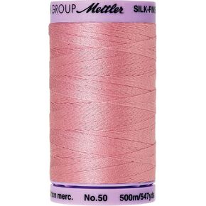 Mettler 9104.10570000001 Silk Finish Cotton Thread 50WT 547YD-ROSE ، 547 YD/500M ، Rose Quartz