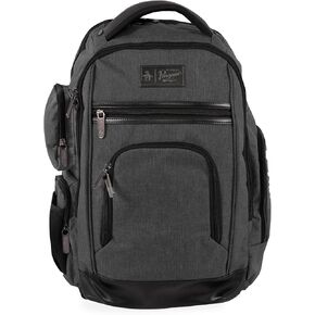 Penguin Penguin Fletcher Backpack Backpack ، Crosshatch الأسود ، متوسط