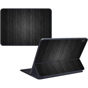 Skin Mayyskins متوافق مع Apple iPad Pro Smart Keyboard 11 "(2018) - خشب أسود - غلاف واقي فينيل ودائم وفريد ​​من نوعه - من السهل تطبيق وتغيير أنماط - مصنوعة في الولايات المتحدة الأمريكية