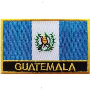 1 PCS Guatemala Flag Patches Iron On or Sew On Embroidered Tactical Military National Guatemala Patch in Saudi Arabia