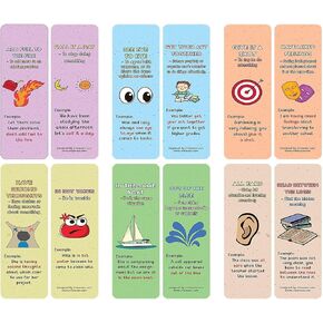 Knock Knock Jokes Bookmarks (12 Pack) - Unique Teacher Stocking Stuffers Gifts for Boys, Girls, Kids, Teens, Students - Book Reading Clippers