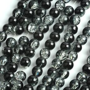 200pcs حبات الزجاج الزجاجي الخضراء الوردي 8 مم حبات الفواصل الكريستالية لمجوهرات صنع سوار القلادة.