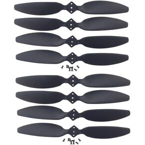 للحجر المقدس HS720G مراوح الطائرات بدون طيار ، 8 أجهزة كمبيوتر لمجموعة HS720G Propeller Blade مع جزء استبدال المسمار لقطع الغيار Holy RC Drone (Color: 8pcs)