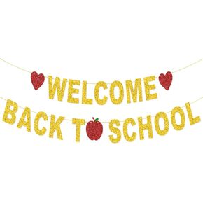 مرحبًا بك مرة أخرى في Banner School Glitter ، والعودة إلى الديكور المدرسي في اليوم الأول من المدرسة ، وتزيين مكتب المعلمين ، والعودة إلى زخرفة شعار المدرسة.