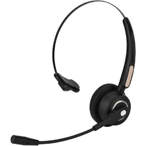 سماعات رأس Bluetooth ، إلغاء الضوضاء سماعات رأس الاتصال USB 360 درجة التناوب وقت الاتصال الطويل سماعات خدمة العملاء مع MIC لمربع سطح مكتب الهاتف الكمبيوتر