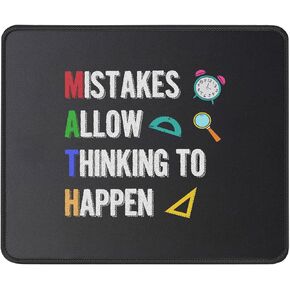 Math Teacher Funny Saying Gift Mouse Mat - Gifts Teachers from Students - Teacher Gifts for Women Men - Idea for Teaching Mouse Pad 9.5 Inch