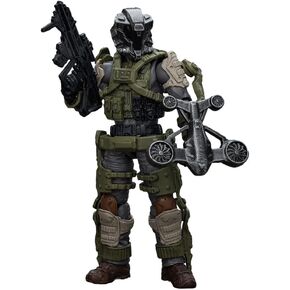 JOYTOY 1/18 Soldiers Action Figure Army Builder Promotion Pack Figure 32 -Assault Team Member Military Collection Model Birthday Gifts
