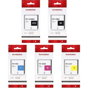 PFI-1220 PUBMMENT حبر الخزان 130ML SET PFI-120MBK PFI-120BK PFI-120C PFI-120M PFI-120Y بديل لـ Canon PFI-120 PFI120 حبر TM-300 TM-305 TM-2005 TM-205 PRINER
