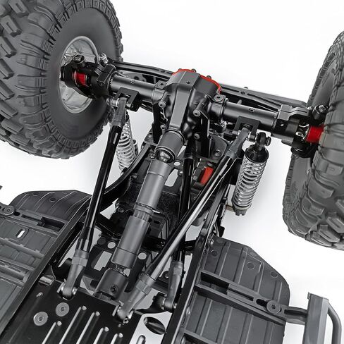 RC Straight Complete Axle Front Rear Axle for 1:10 Axial SCX10 II AX90046 90047 90027 90028 RC Crawler Car Upgrades (Front Axle) in Saudi Arabia