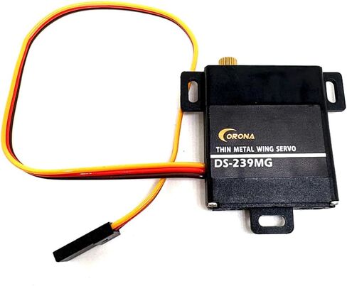 2Pcs Corona DS239MG Digital Servo Motor Slim Wing Metal Gear 4.6kg/0.15sec/22g for RC Glider Fixed-Wing Plane Robot in Kuwait