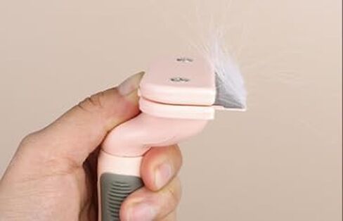 TopMed ETS Deshedding Tool For Dogs & Cats, Pet Grooming Brush For All Kind Of Pet Hair, Reduces Shedding Effectively Proven Grooming Tools for Dogs Cats and Other Animals (Small, Pink) in Saudi Arabia