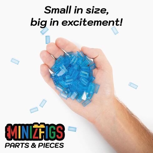 1 × 2 من البلاط الأزرق الفاتح الشفافة ، 550 جهاز كمبيوتر ، لعبة طوب مسطحة كبيرة للأطفال ، مثالية لطوب الماء ، متوافق مع طوب ليغو ، مجموعات لبنة الأجزاء والقطع الكثير in Kuwait