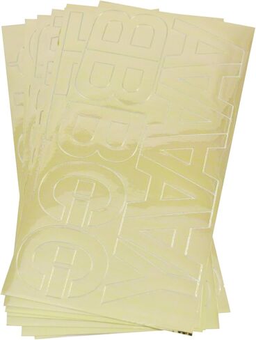 Westcott Lettercraft Permanent Vinyl Lettering Helvetica, 1-Inch, Gold (16359) in Saudi Arabia