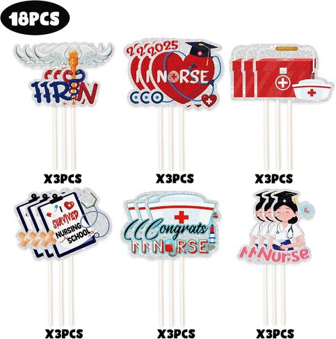2025 Kindergarten Graduation Cupcake Toppers,Preschool Graduation Cupcake Toppers for School Class Activity Grad Party,2025 Preschool Graduation Party Decor Supplies.18Pcs in Kuwait