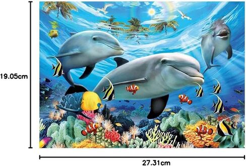 Ravensburger Caribbean Smile 60 Piece Jigsaw Puzzle for Kids – Every Piece is Unique, Pieces Fit Together Perfectly , Blue in Saudi Arabia