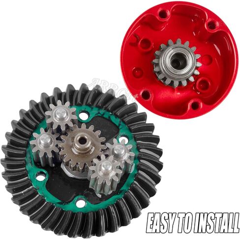 جزء ترقيات الترس التفاضلي و13T الرئيسي لـ Arrma 1/10 Granite 3S BLX Senton 3S BLX Big Rock 3S BLX، ARRCat Steel #45 التفاضلي ومجموعة التروس الرئيسية 13T، أزرق داكن in Saudi Arabia