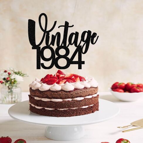 الأسطورة السوداء منذ عام 1975 كعكة توبر ، ديكور كعكة عيد الميلاد الخمسين ， مرحبا 50 ، مضحك 50 والديكور الرائع الذكرى السنوية الزواج/الرجال والنساء مستلزمات الديكور كعكة البهجة in Kuwait