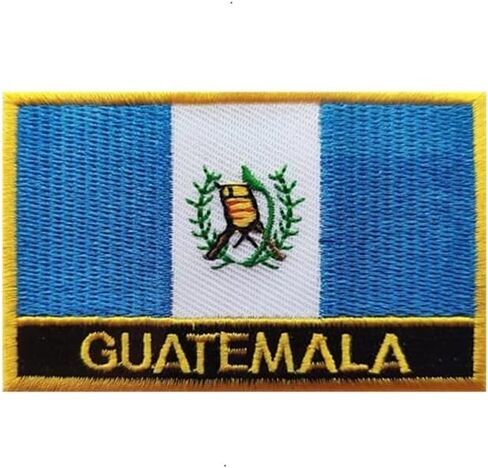1 PCS Guatemala Flag Patches Iron On or Sew On Embroidered Tactical Military National Guatemala Patch in Saudi Arabia