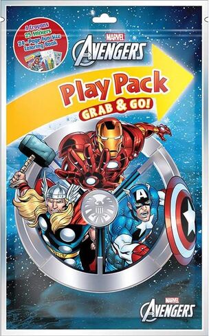 Bendon Publishing Avengers Assemble Grab & Go Play Pack Party Favors Multicolor (Pack of 2) in Saudi Arabia