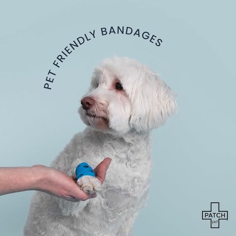 PATCH Eco Pet First Aid Kit for Dogs and Cats. Cat and Dog First Aid Kit with Bandages, Gauze Pads & Glove. Emergency First Aid Kit for Animals Including Puppy in Kuwait