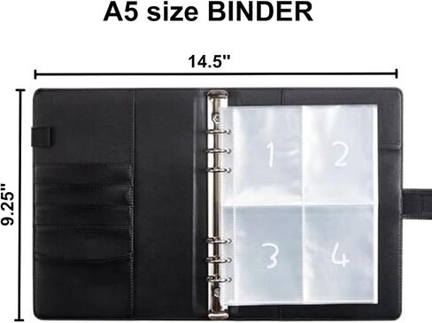 100 envelopes money saving challenge with savings challenges book with envelopes, Flownwing Budget Binder and money envelopes for cash-and Money Saving Binder for Efficient Money Management (Black) in Saudi Arabia