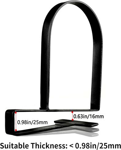 AJART Adjustable Book Ends for Shelves: Black Heavy Duty Bookends - Metal Clamp Book Organizer Storage Holders in Saudi Arabia