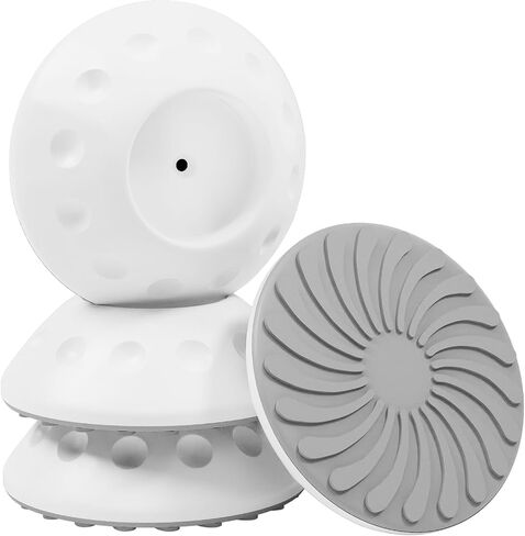 قضيب عمود ملولب من BalanceFrom Baby Gate، 4 قطع M8 (8 مم) جزء مسمار بديل لباب أمان مثبت بالضغط للأطفال والحيوانات الأليفة، ملحقات تثبيت على الحائط طويلة جدًا، قضبان براغي لبوابات السلالم، أبيض in Kuwait