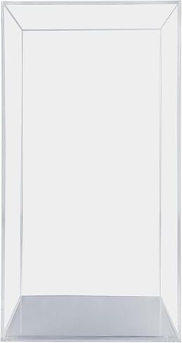 Assembly-Free Acrylic Display Case for Bearbrick 400%, Permanently Assembled Dustproof Display Case, UV Protection, 3/5mm Thickness (Clear Base) in Kuwait