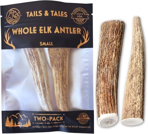 ذيول وحكايات عظام الأيائل الكاملة للكلاب الصغيرة 4-6 "عظام الكلاب طويلة الأمد ودائمة للمضغرين العدوانيين أو الجراء التسنين لا تضافات ، فائقة الصف أ ، سقيفة بشكل طبيعي في الولايات المتحدة الأمريكية in Kuwait