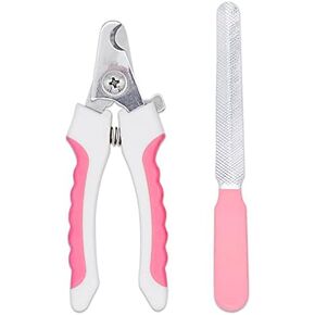 Professional Dog & Cat Pets Nail Clipper & Trimmers with Safety Guard to Avoid Over Cutting, Grooming Razer with Nail File for Medium and Large Dog and Cat by 1-pack, EJ-2020B