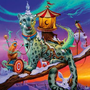 Ravensburger Boreal 500 قطعة Jigsaw لغز | فن الحياة البرية الصوفية من قبل Dulk | صور واعية للبيئة | جودة قسط