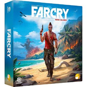 Far Cry: Escape From Rook Islands - Game Cooperative Combat Strategy Board ، استنادًا إلى لعبة الفيديو ، سيناريو منفرد ، تتراوح أعمارهم بين 14+ ، 1-4 لاعبون