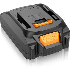 2 Pcaks 18V 3.0Ah Lithium Batteries Replace for Worx 18V Battery WA3512, Compatible with Worx WA3525 WA3523 WA3578 WA3520 WA3575 WA3522 WA3544 WA3671 and 18V/20V Power Tools (20V Max)