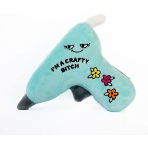Glue Gun Plushie - I'm A Crafty Person Sassy Glue Gun Plush, for Crafters, Funny Plush Toy for Gifting