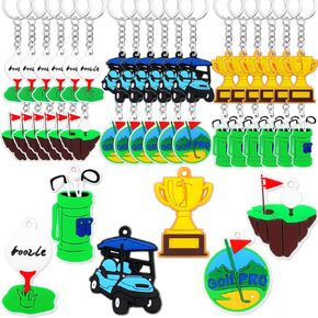 36PCS Golf Party Ceychains Golf Party Form