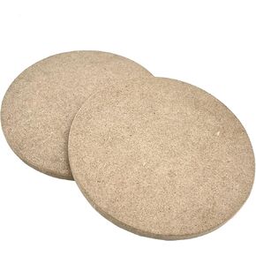 2pcs لوازم الفخار مستديرة الطين رمي الخفافيش لوحة الوزفة الطين ، لصنع الطين الغزل السيراميك (القطر: 15 سم/6inch)