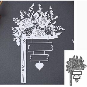 Xmyxcraftflower أوراق القطع المعدنية ، وملصقات ورقة زهرة العلامة العلامة الإقران DIY CRAFTS بطاقات القطع يموت قطع لبطاقة DIY صنع صورة صورة زخرفية يموت سكرابوكينغ