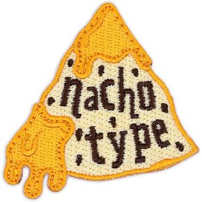 غمزات للأيام من نوع Nacho Tortilla Chip مع رقعة Queso Cheese Dip Estred-On
