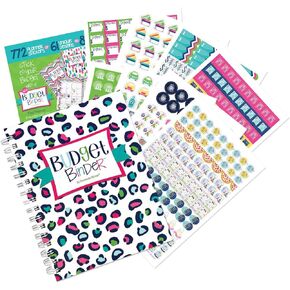 Budget Binder™ 12-Month Budget Planner + Sticker Set | Undated Monthly Bill Organizer | Personal Finance Management | Debt, Savings & Expense Tracker