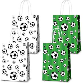 infankey 16 PCS Soccer Party Decorations with Health Cootccer Paper Facs Soccer Treatcs Accs Facs Foccer Gift Facs Soccer Thief Party Party Bass Form