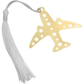 Bookmark Airplane Pandent Bookmarks Cute Pendant Reading Bookmarks Page Marker Book Marker Gift for Students Teachers Reading